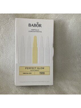 BABOR Perfect Glow Ampoule Concentrates 7 x 0.6oz - New For Radiance, Dull Skin